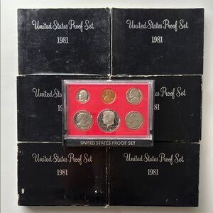 United States Proof Coin Set 1981